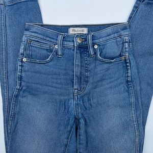 Madewell high rise skinny jeans